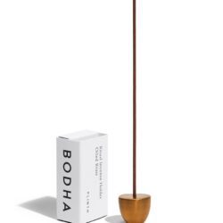 Bodha Ritual Incense Holder - Plinth: Solid Brass Burner for Tranquil Spaces.