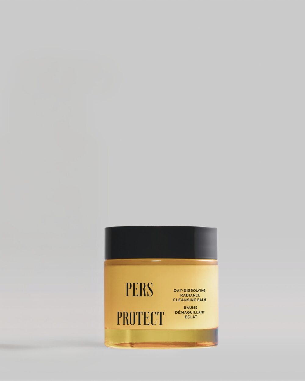 PERS Makeup Cleansing Balm jar with creamy texture, ready to remove makeup and pollution.